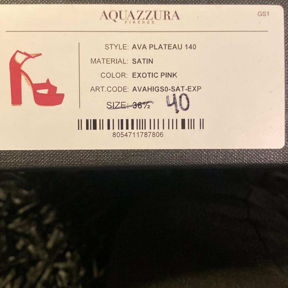 Aquazzura heels, size 40 in hot pink - Picture 6 of 6